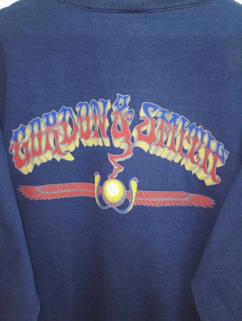 Vintage Vintage Gordon and Smith Big Logo Sweatshirt Size US L / EU 52-54 / 3 - 3 Thumbnail