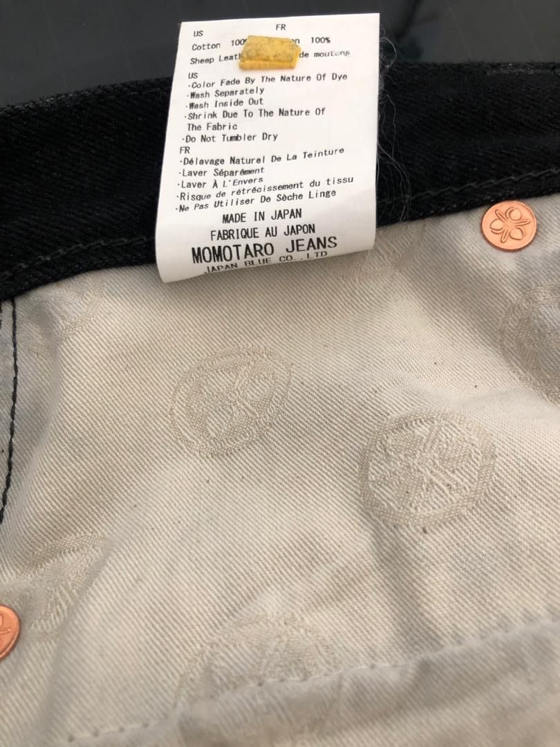 Momotaro Jeans Momotaro Japan Lot B 0705SP Selvedge Denim Black Jeans Size US 28 / EU 44 - 14 Thumbnail