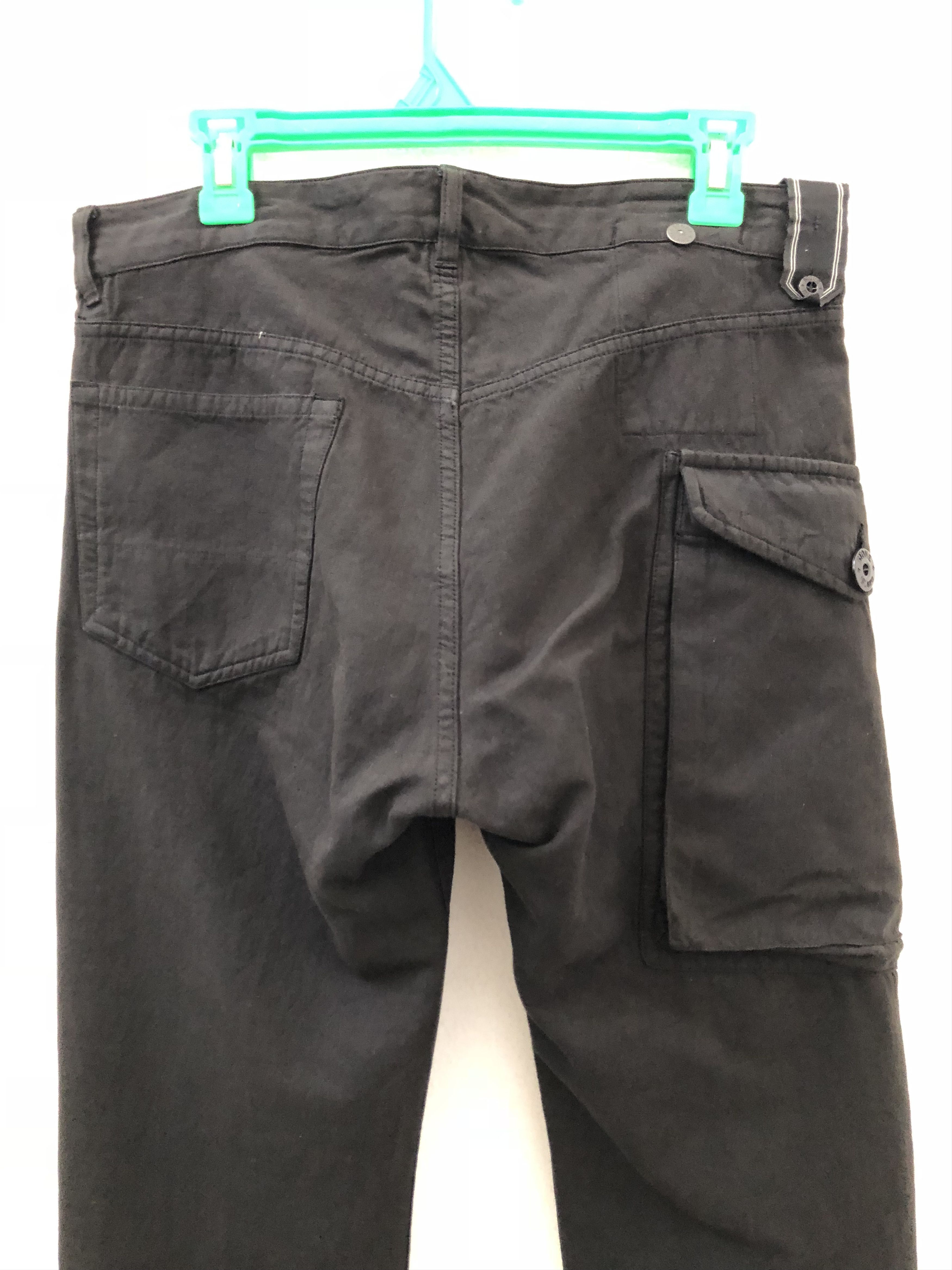 Stone Island 👉🔥Stone Island Black Cargo Trouser Pant Size US 32 / EU 48 - 1 Thumbnail