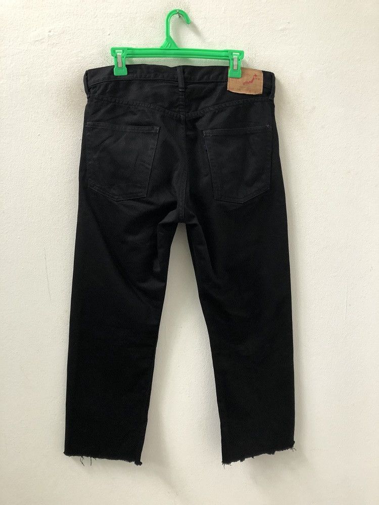 Japanese Brand × Orslow Orslow Japan Super Black Cropped Denim Jeans Size US 34 / EU 50 - 5 Thumbnail