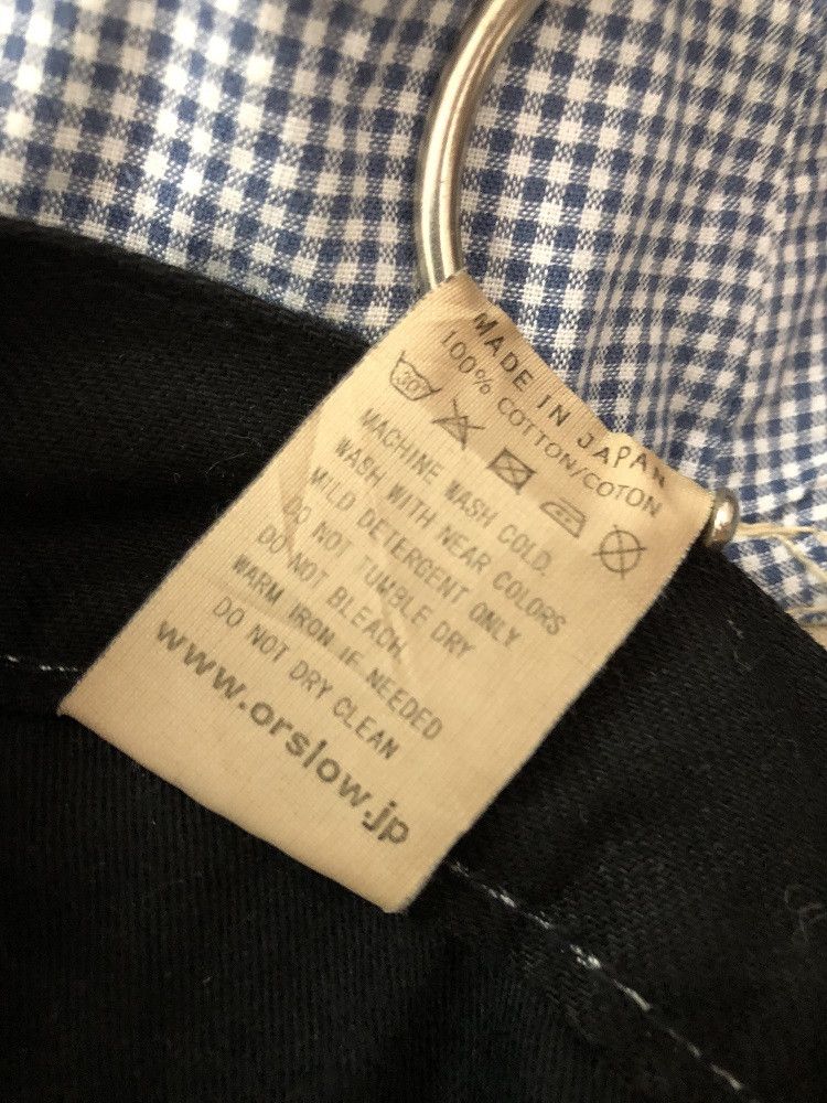 Japanese Brand × Orslow Orslow Japan Super Black Cropped Denim Jeans Size US 34 / EU 50 - 14 Thumbnail