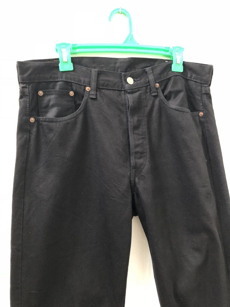 Japanese Brand × Orslow Orslow Japan Super Black Cropped Denim Jeans Size US 34 / EU 50 - 2 Thumbnail