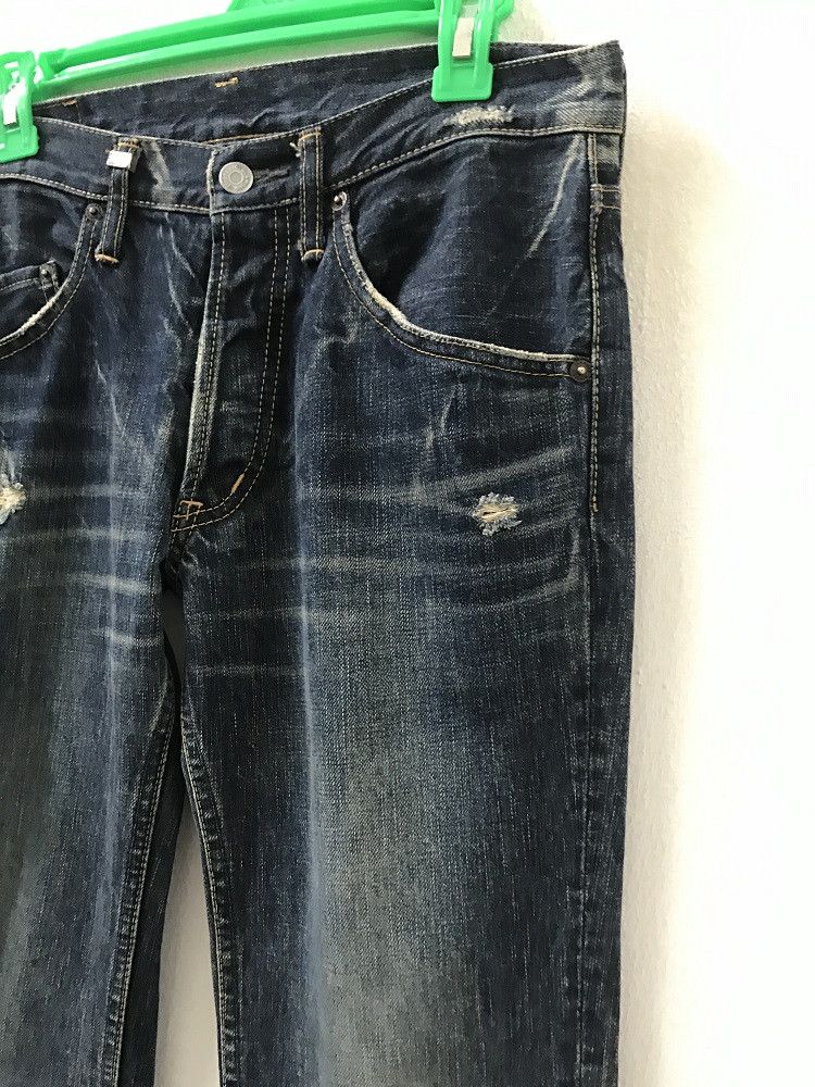 Vintage HG Rips Stone Wash Cargo Denim Cropped