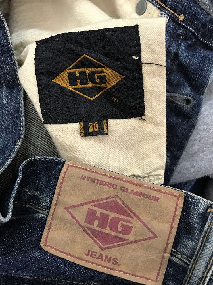 Vintage HG Rips Stone Wash Cargo Denim Cropped