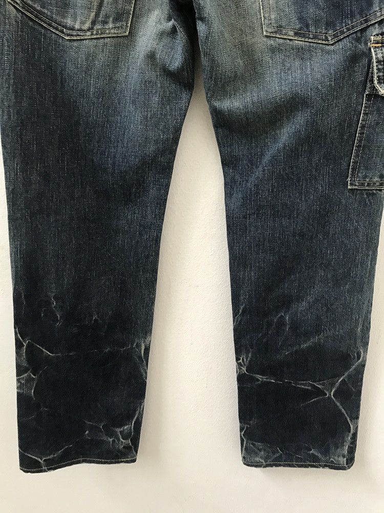 Vintage HG Rips Stone Wash Cargo Denim Cropped