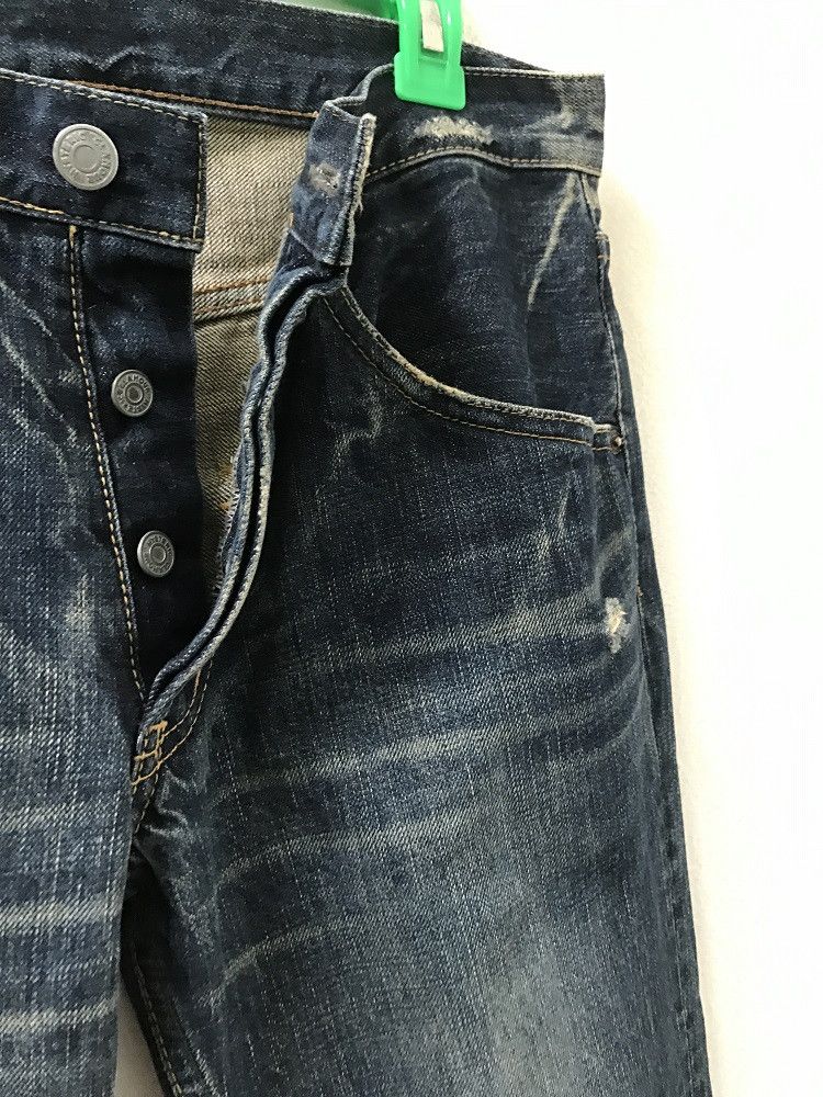 Vintage HG Rips Stone Wash Cargo Denim Cropped
