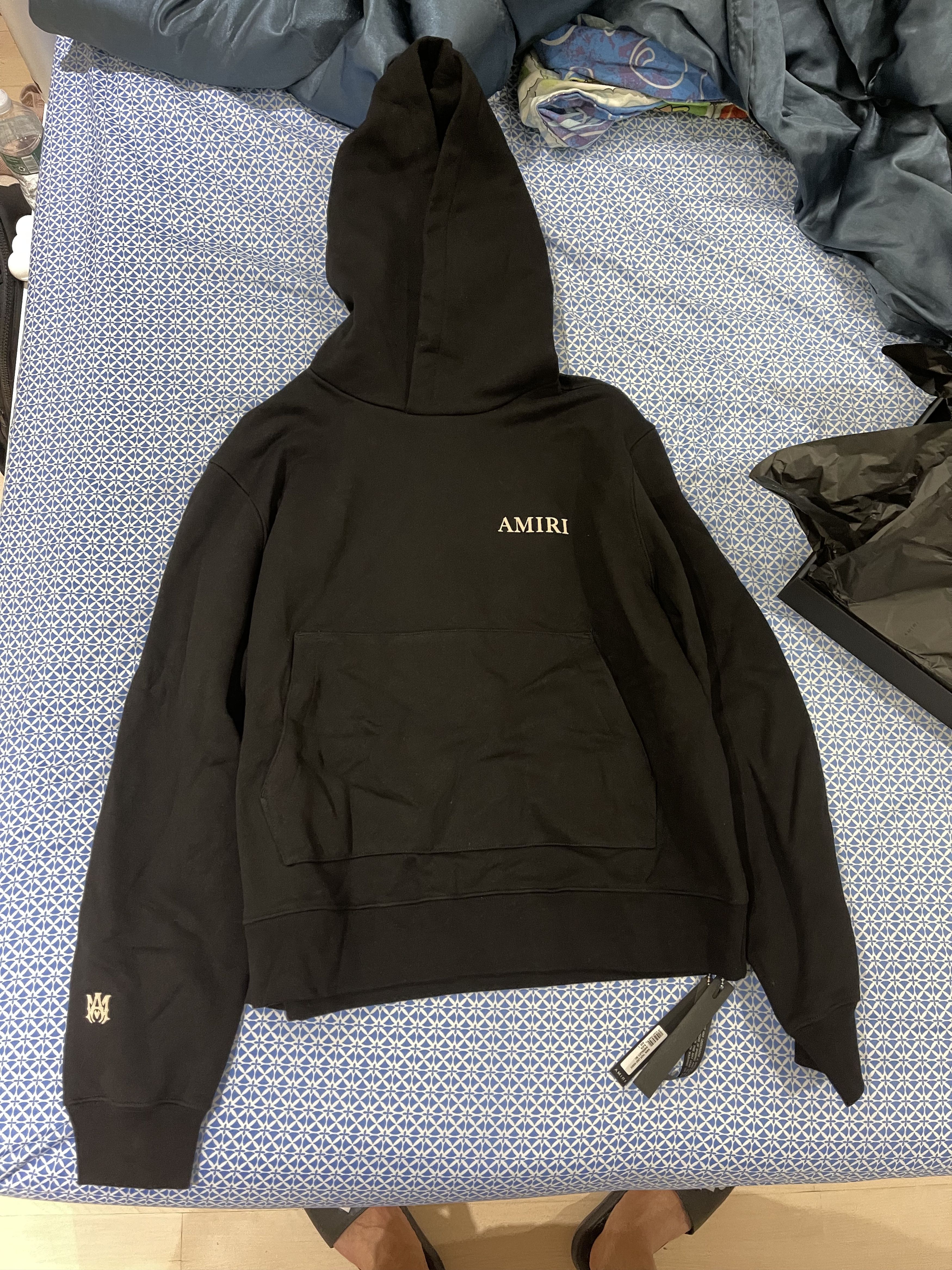 Amiri Amiri Puff Logo Hoodie Size US L / EU 52-54 / 3 - 4 Thumbnail
