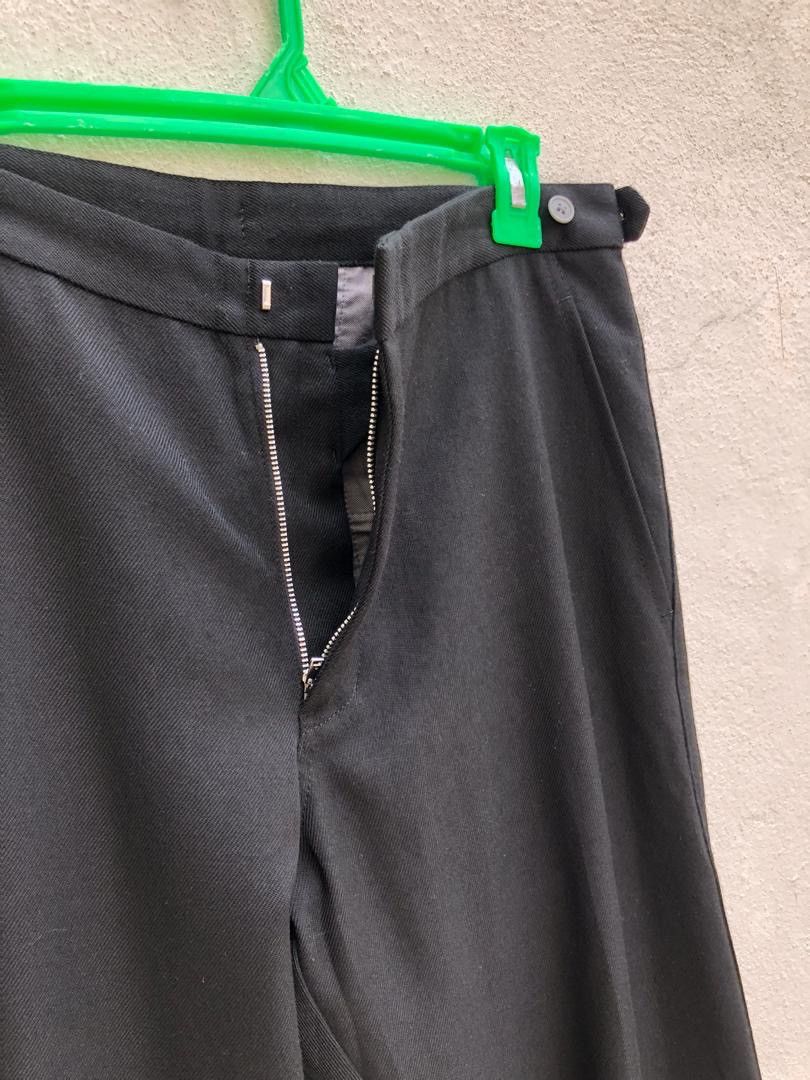 Comme des Garcons Homme Plus 2000 CDGHP AD2000 Adjustable Waist Black Trouser Size US 31 - 4 Thumbnail