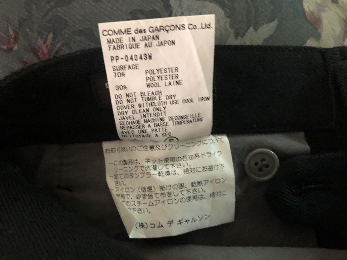 Comme des Garcons Homme Plus 2000 CDGHP AD2000 Adjustable Waist Black Trouser Size US 31 - 11 Thumbnail