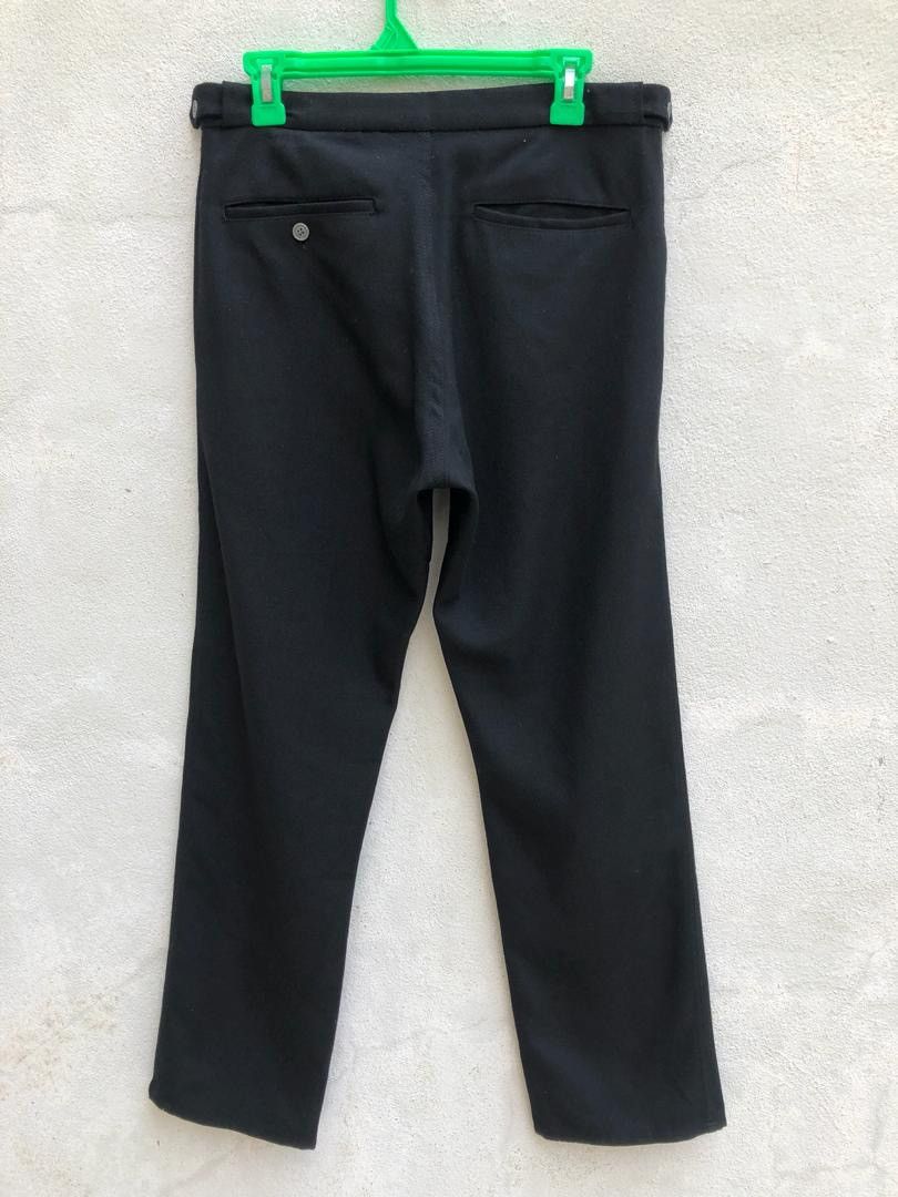 Comme des Garcons Homme Plus 2000 CDGHP AD2000 Adjustable Waist Black Trouser Size US 31 - 6 Thumbnail
