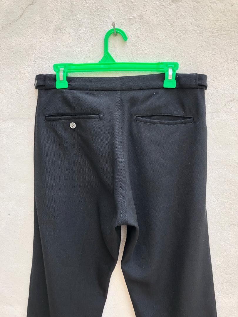 Comme des Garcons Homme Plus 2000 CDGHP AD2000 Adjustable Waist Black Trouser Size US 31 - 7 Thumbnail