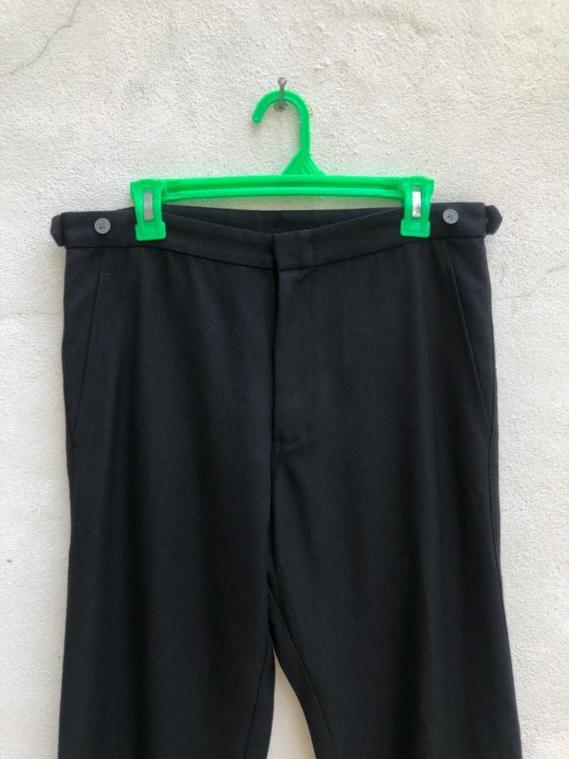 Comme des Garcons Homme Plus 2000 CDGHP AD2000 Adjustable Waist Black Trouser Size US 31 - 2 Thumbnail
