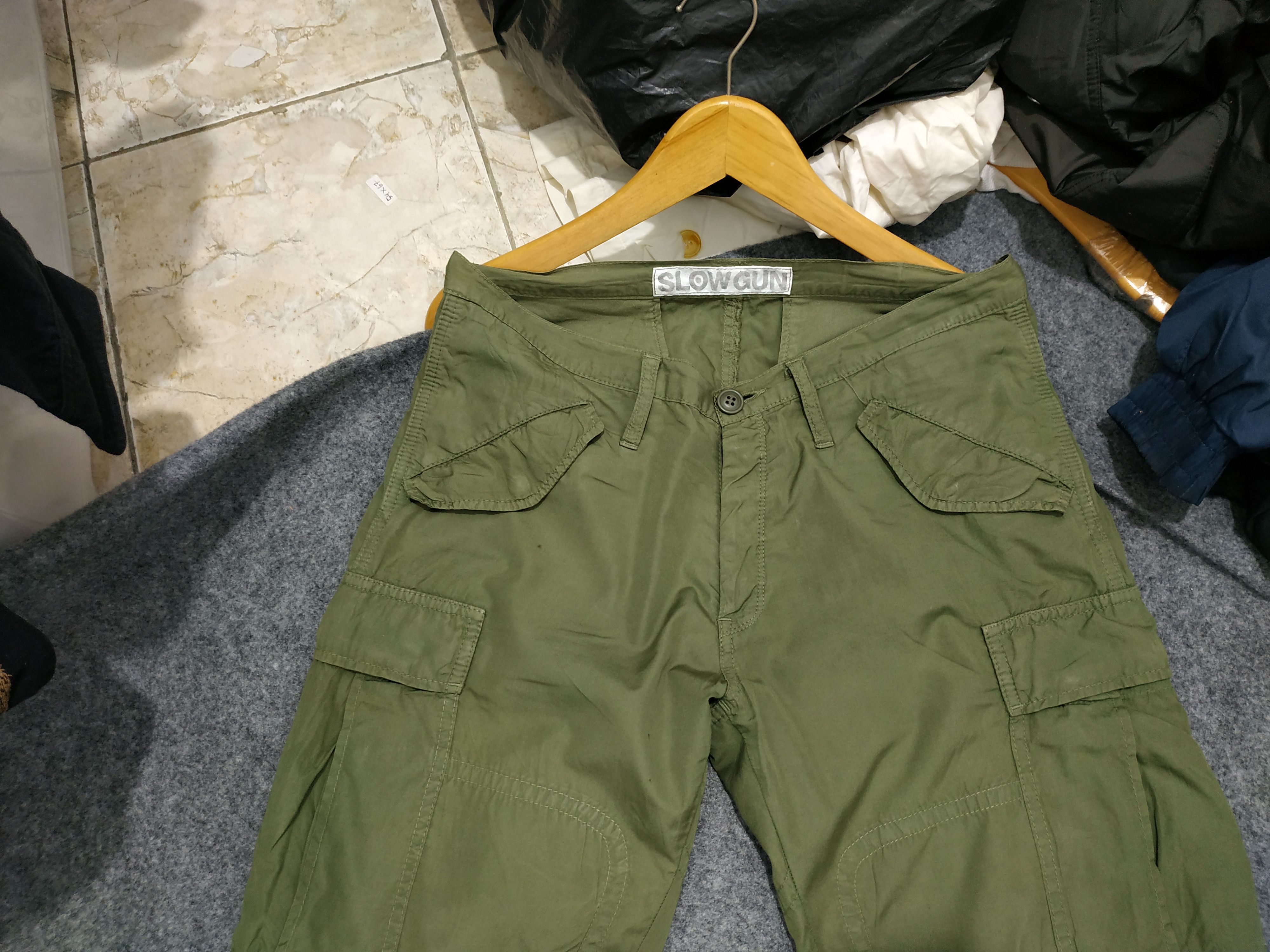 Japanese Brand Made In Japan Slow Gun Parachute Multipocket Cargo Pants Size US 32 / EU 48 - 14 Thumbnail