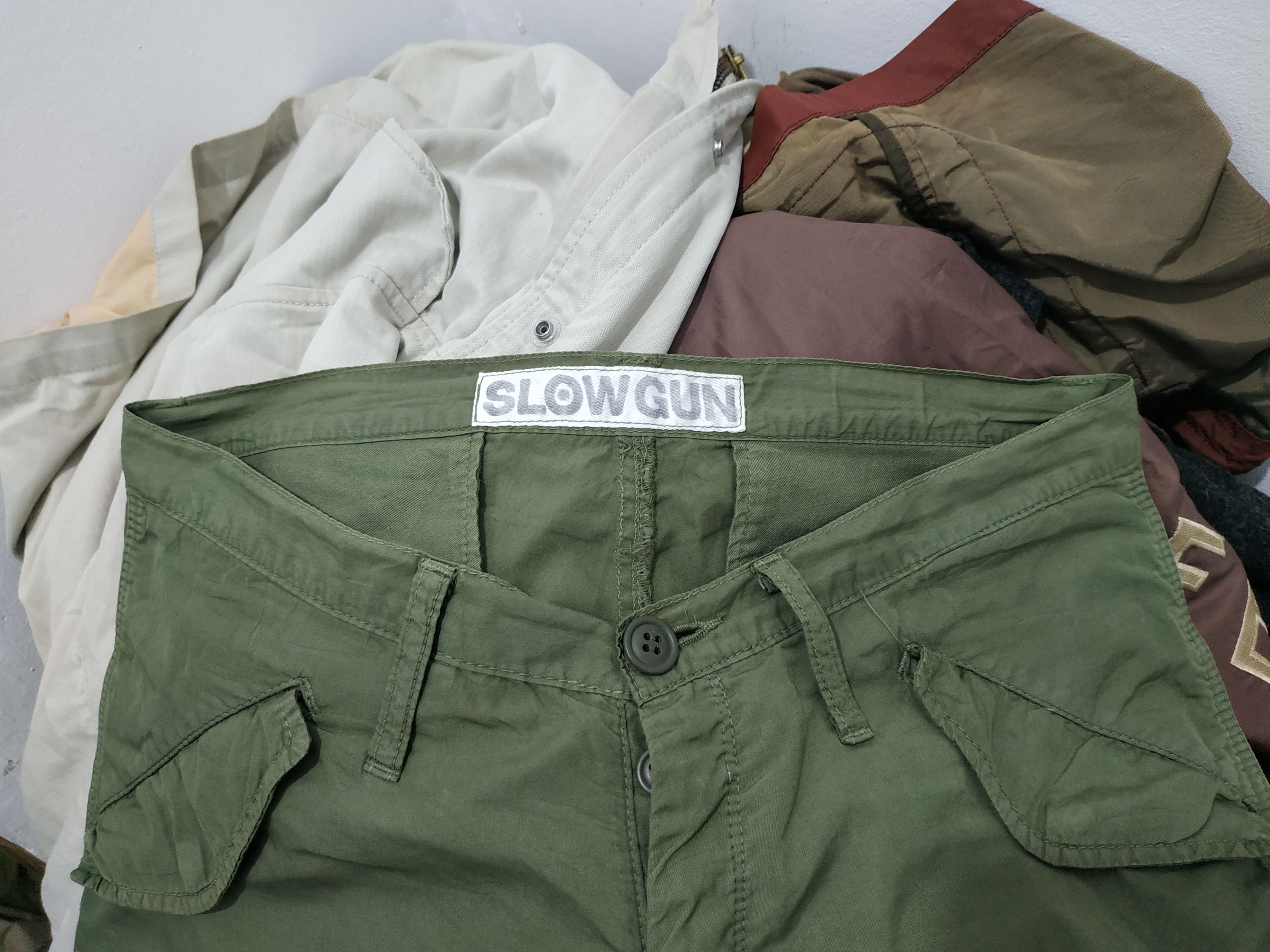 Japanese Brand Made In Japan Slow Gun Parachute Multipocket Cargo Pants Size US 32 / EU 48 - 5 Thumbnail