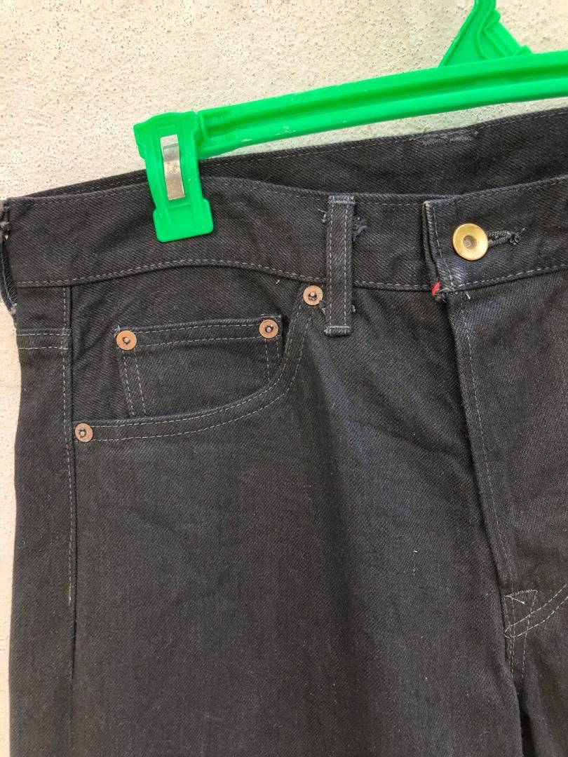 Blackmeans Chapter II Renunciation Of War Redline Selvedge Black Denim Size US 33 - 4 Thumbnail