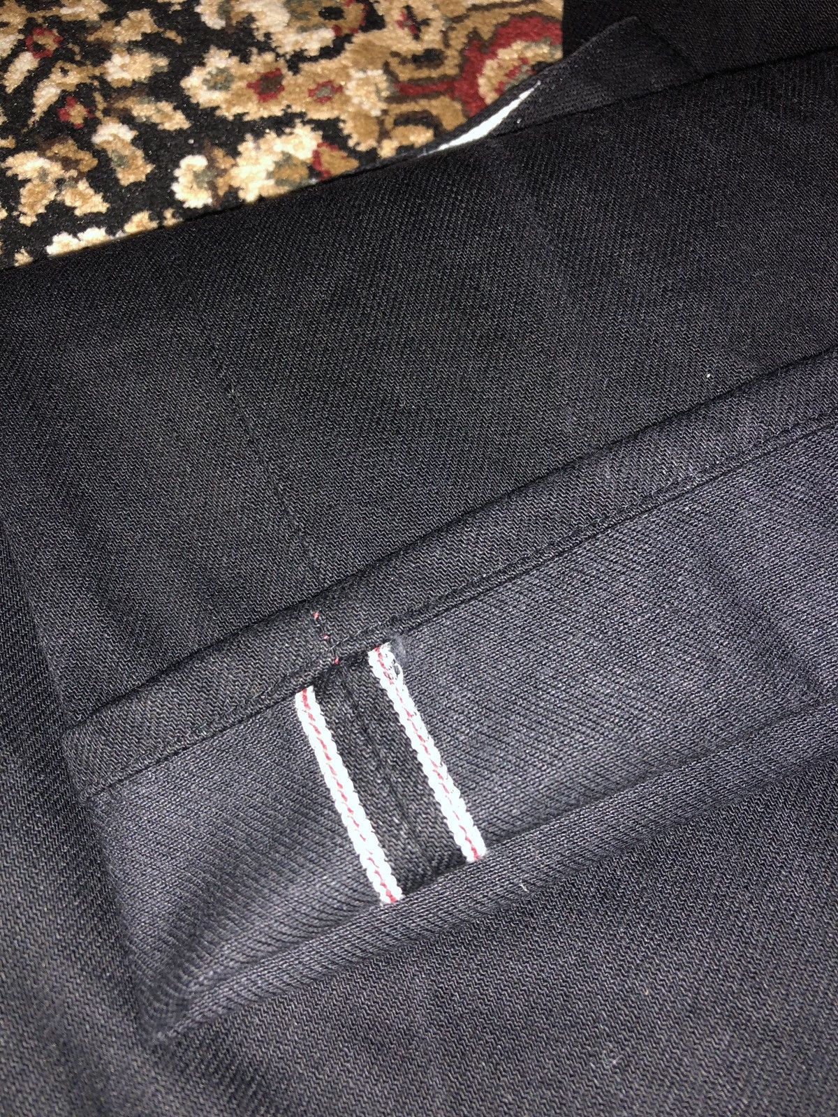 Blackmeans Chapter II Renunciation Of War Redline Selvedge Black Denim Size US 33 - 10 Thumbnail