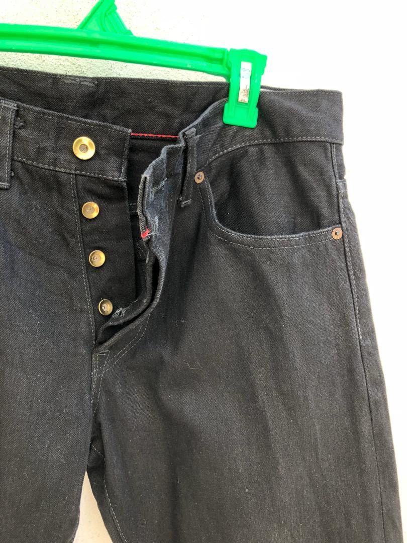 Blackmeans Chapter II Renunciation Of War Redline Selvedge Black Denim Size US 33 - 5 Thumbnail