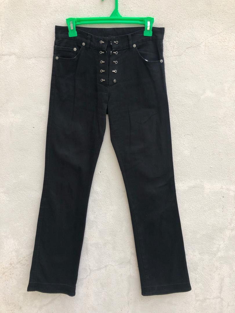 Jean Paul Gaultier Jean Paul Gaultier Black Pant Size US 28 / EU 44 - 1 Thumbnail