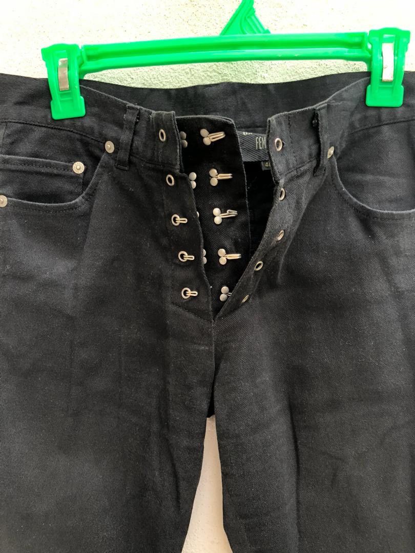Jean Paul Gaultier Jean Paul Gaultier Black Pant Size US 28 / EU 44 - 3 Thumbnail