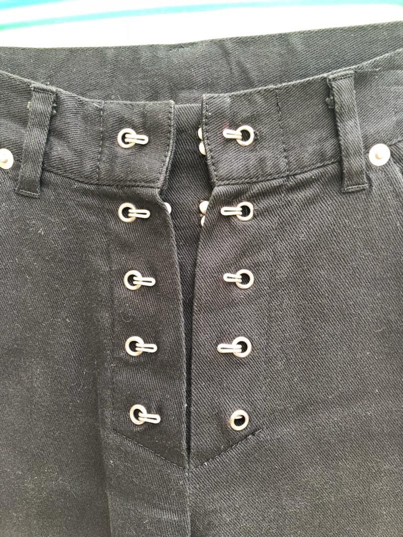 Jean Paul Gaultier Jean Paul Gaultier Black Pant Size US 28 / EU 44 - 4 Thumbnail