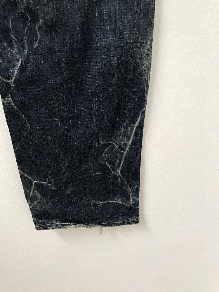 Hysteric Glamour × Japanese Brand Vintage HG Made in Japan Stone Wash Rips Denim Bush Pant Size US 30 / EU 46 - 15 Thumbnail