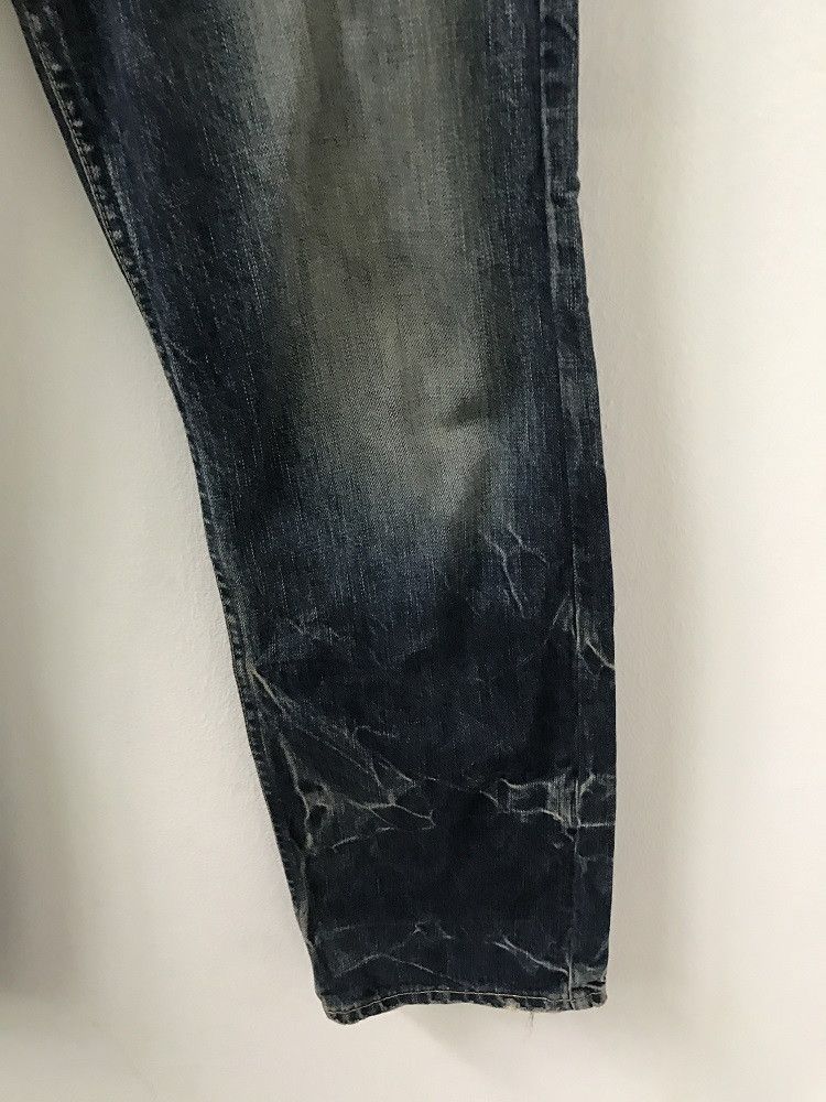 Hysteric Glamour × Japanese Brand Vintage HG Made in Japan Stone Wash Rips Denim Bush Pant Size US 30 / EU 46 - 8 Thumbnail