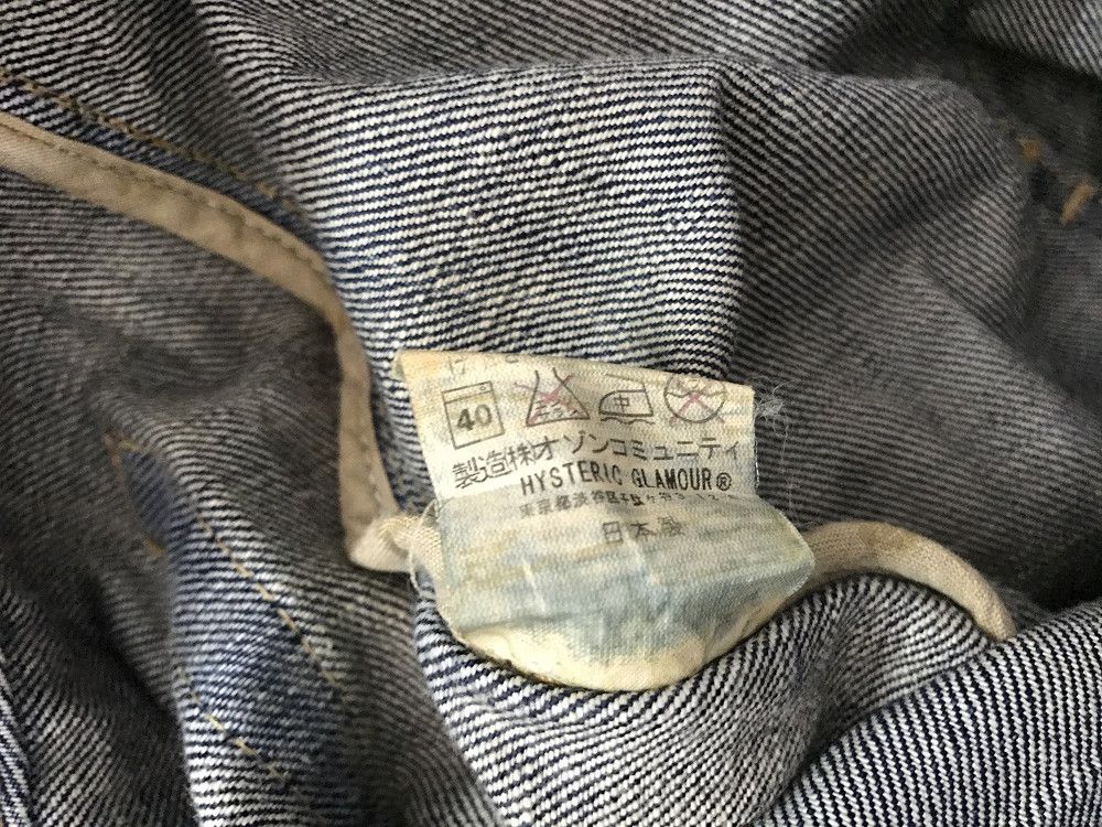 Hysteric Glamour × Japanese Brand Vintage HG Made in Japan Stone Wash Rips Denim Bush Pant Size US 30 / EU 46 - 16 Thumbnail