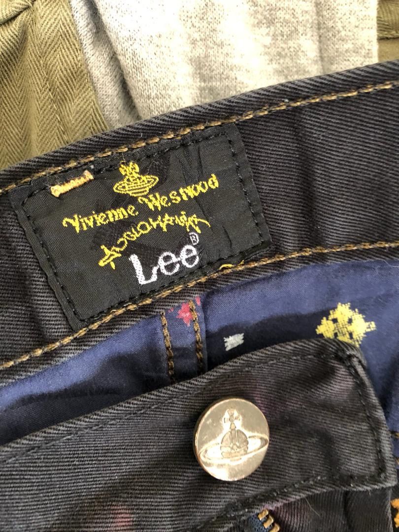 Vivienne Westwood VW X Lee Black Cotton Pant Size US 31 - 15 Thumbnail