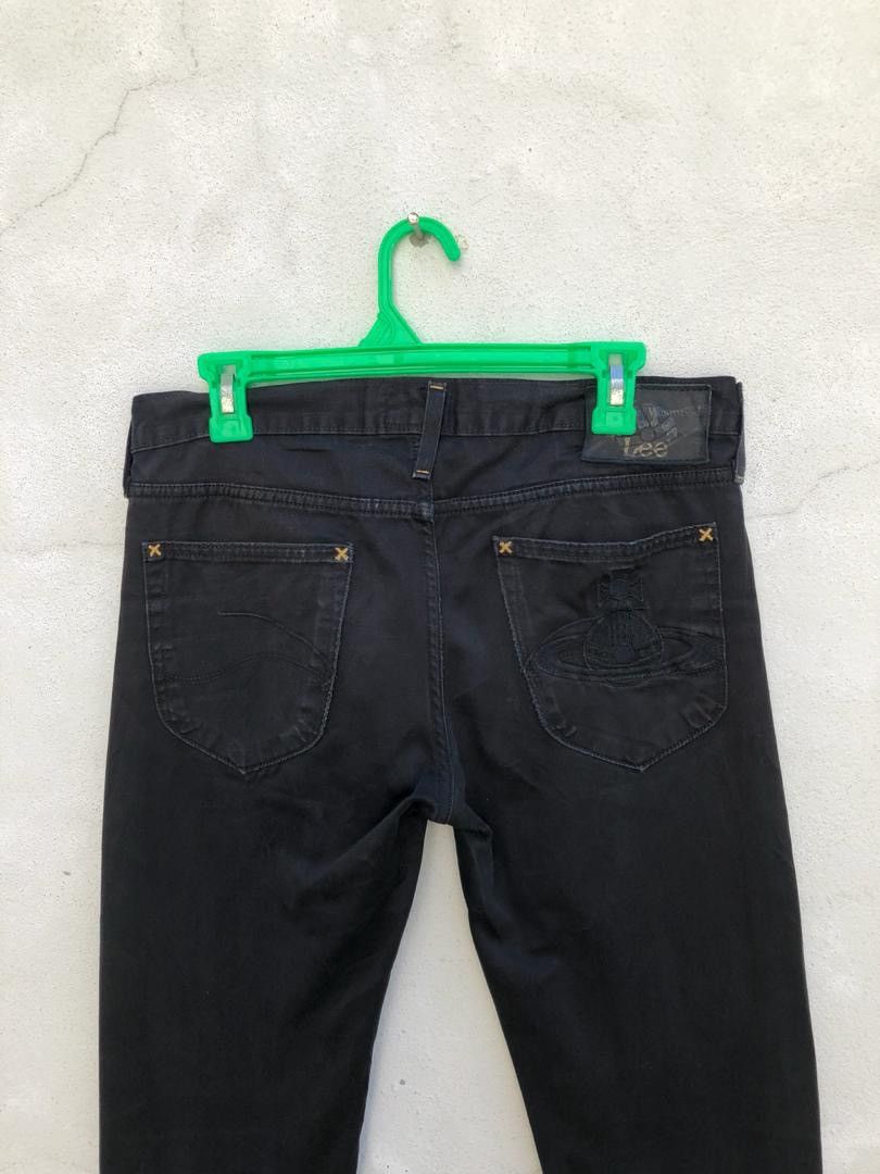Vivienne Westwood VW X Lee Black Cotton Pant Size US 31 - 11 Thumbnail