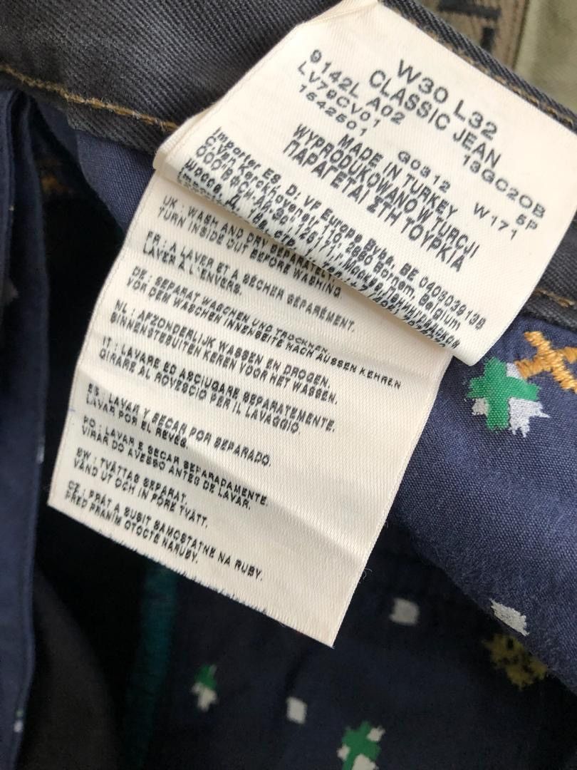 Vivienne Westwood VW X Lee Black Cotton Pant Size US 31 - 17 Thumbnail