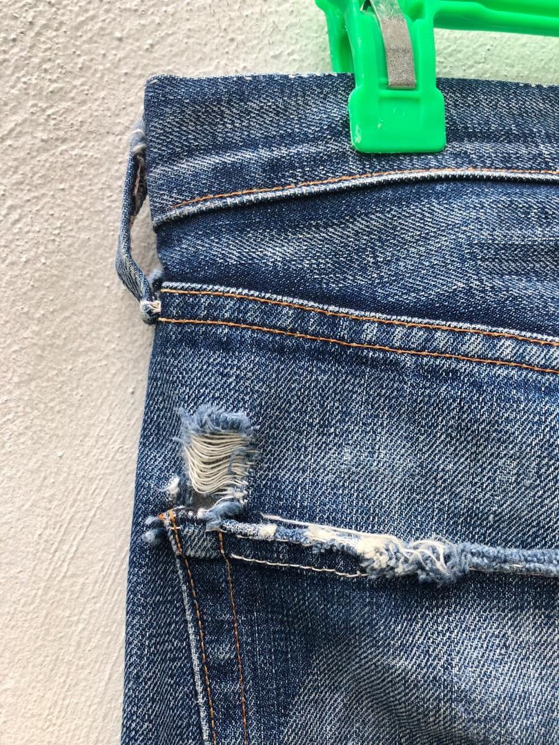 Japanese Brand × LVC × Vintage 2005 Levi’s LVC Japan Rips Distressed Selvedge Denim Size US 31 - 15 Thumbnail