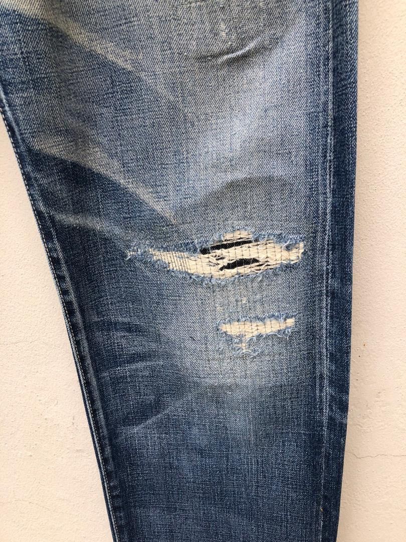 Japanese Brand × LVC × Vintage 2005 Levi’s LVC Japan Rips Distressed Selvedge Denim Size US 31 - 10 Thumbnail