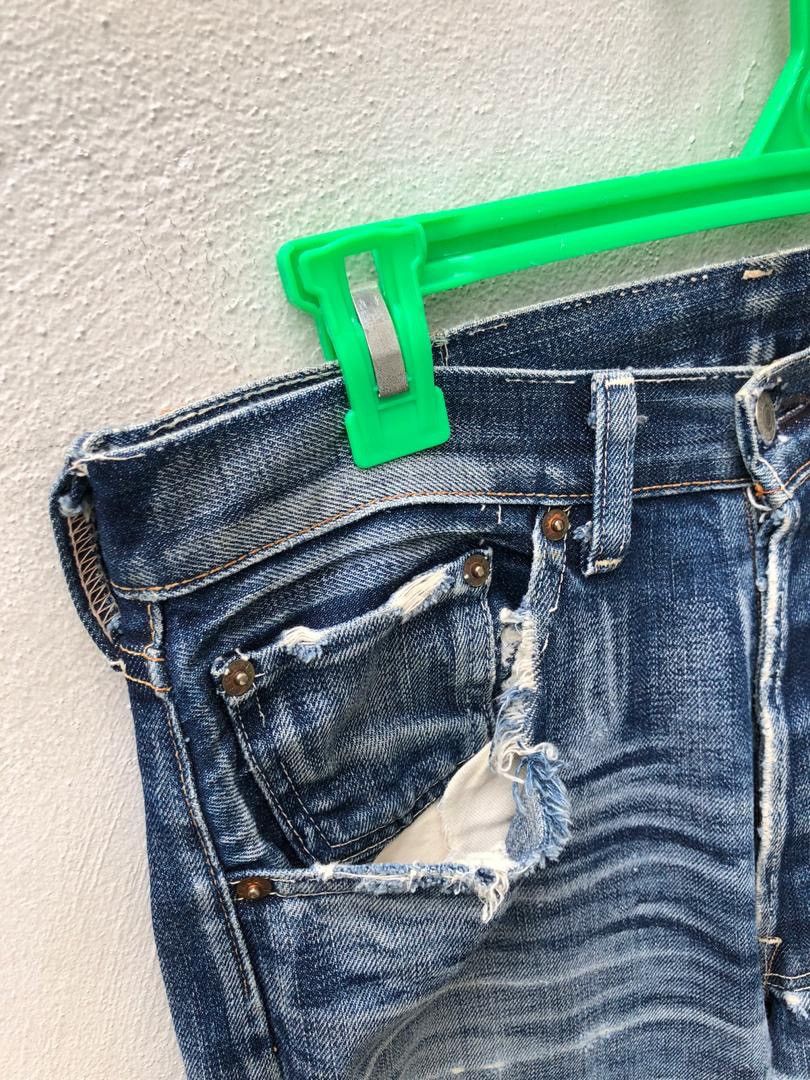 Japanese Brand × LVC × Vintage 2005 Levi’s LVC Japan Rips Distressed Selvedge Denim Size US 31 - 3 Thumbnail
