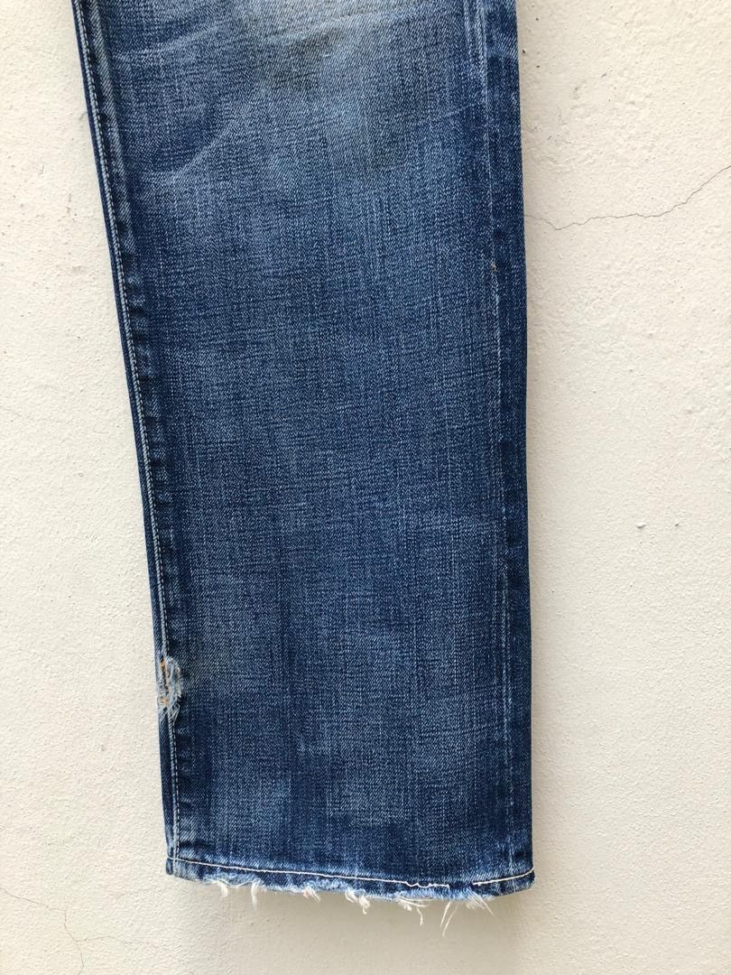 Japanese Brand × LVC × Vintage 2005 Levi’s LVC Japan Rips Distressed Selvedge Denim Size US 31 - 11 Thumbnail