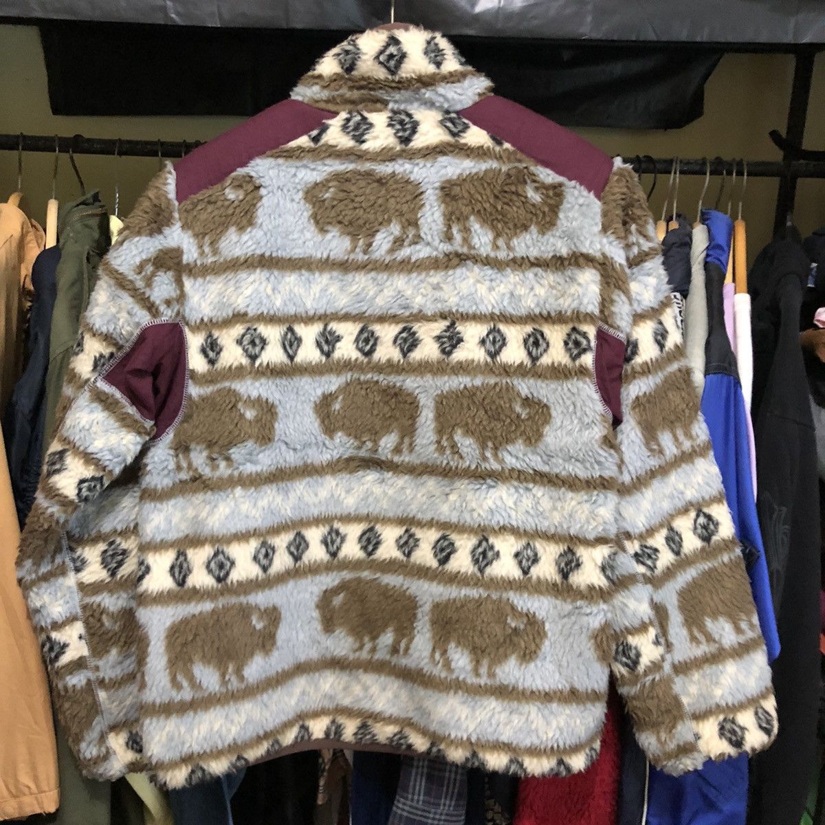 Manastash Archive Manastash Gorilla Buffalo Patern Fleece Jacket Size US M / EU 48-50 / 2 - 3 Thumbnail