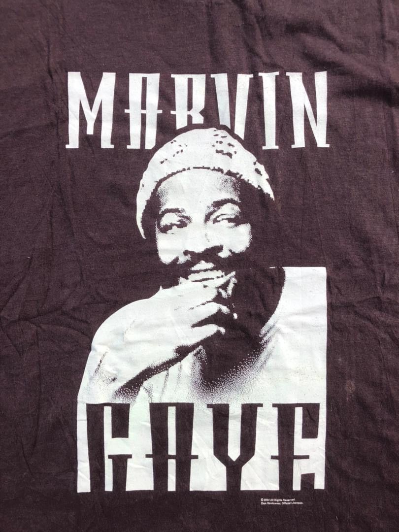Band Tees × Vintage Marvin Gaye Size US XXL / EU 58 / 5 - 2 Thumbnail