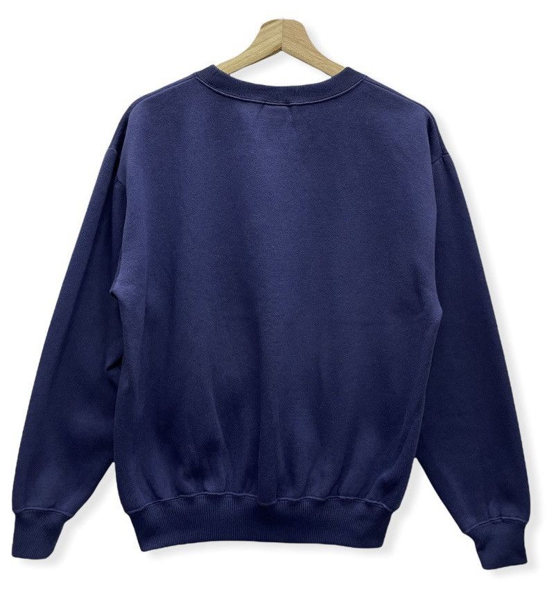 New Balance FYE🔥90’s NEW BALANCE Big Classic Rubber Print Logo Sweater Size US M / EU 48-50 / 2 - 3 Thumbnail