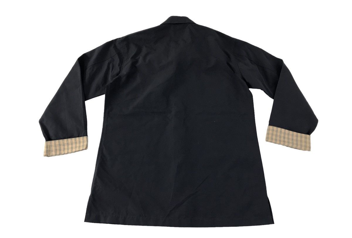 Burberry Black Label Nova Check Monogram Button Up R363j