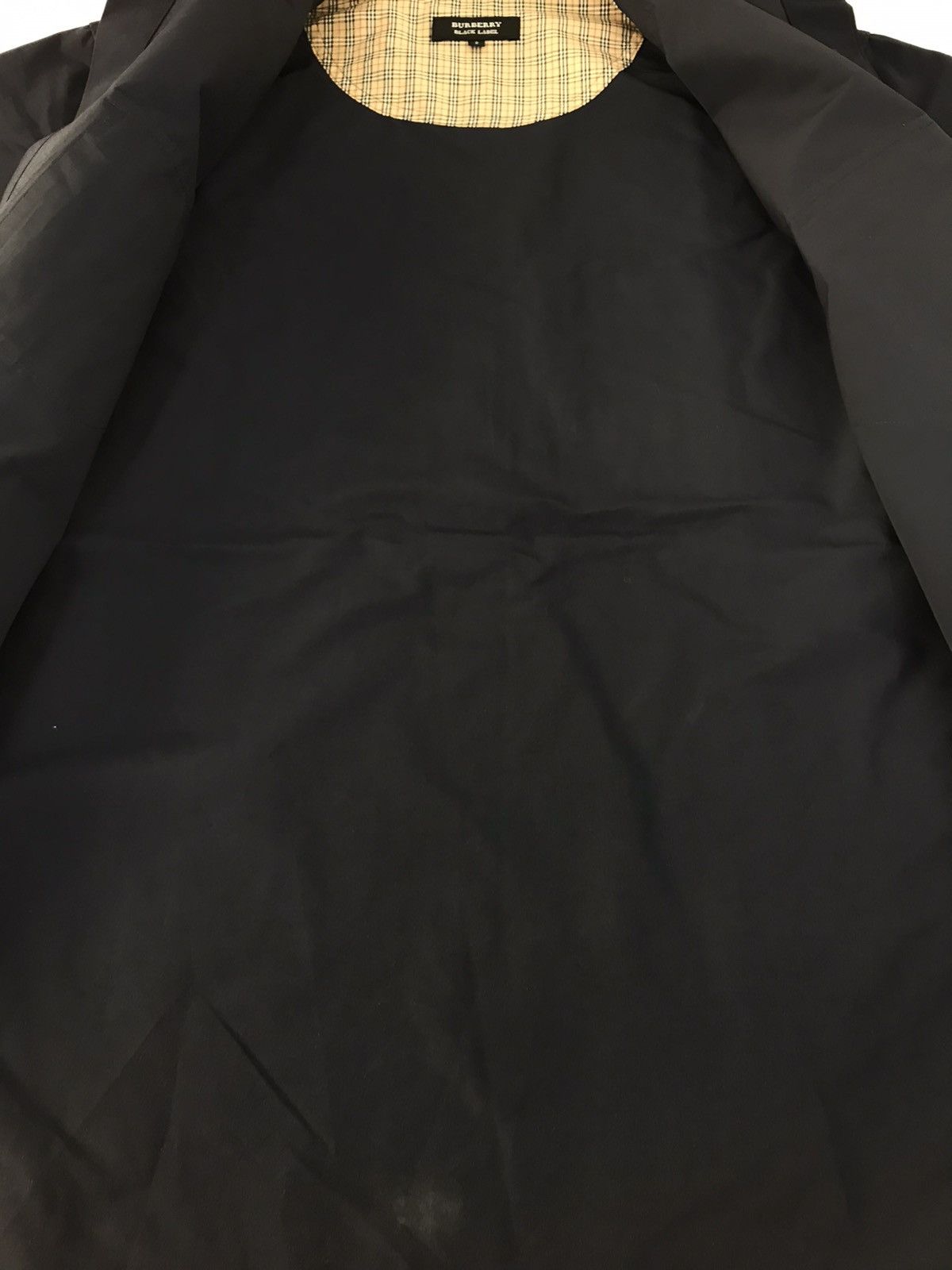 Burberry Black Label Nova Check Monogram Button Up R363j