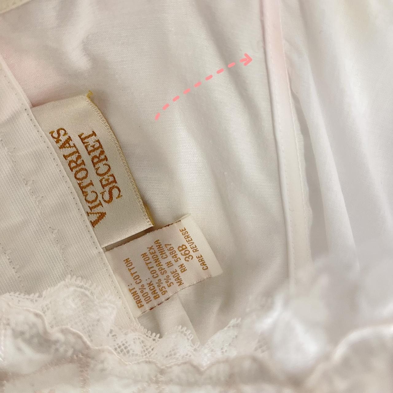 Victoria's Secret Vintage 1990's White Cotton Corset Bustier (36B/34C) Size M / US 6-8 / IT 42-44 - 5 Thumbnail
