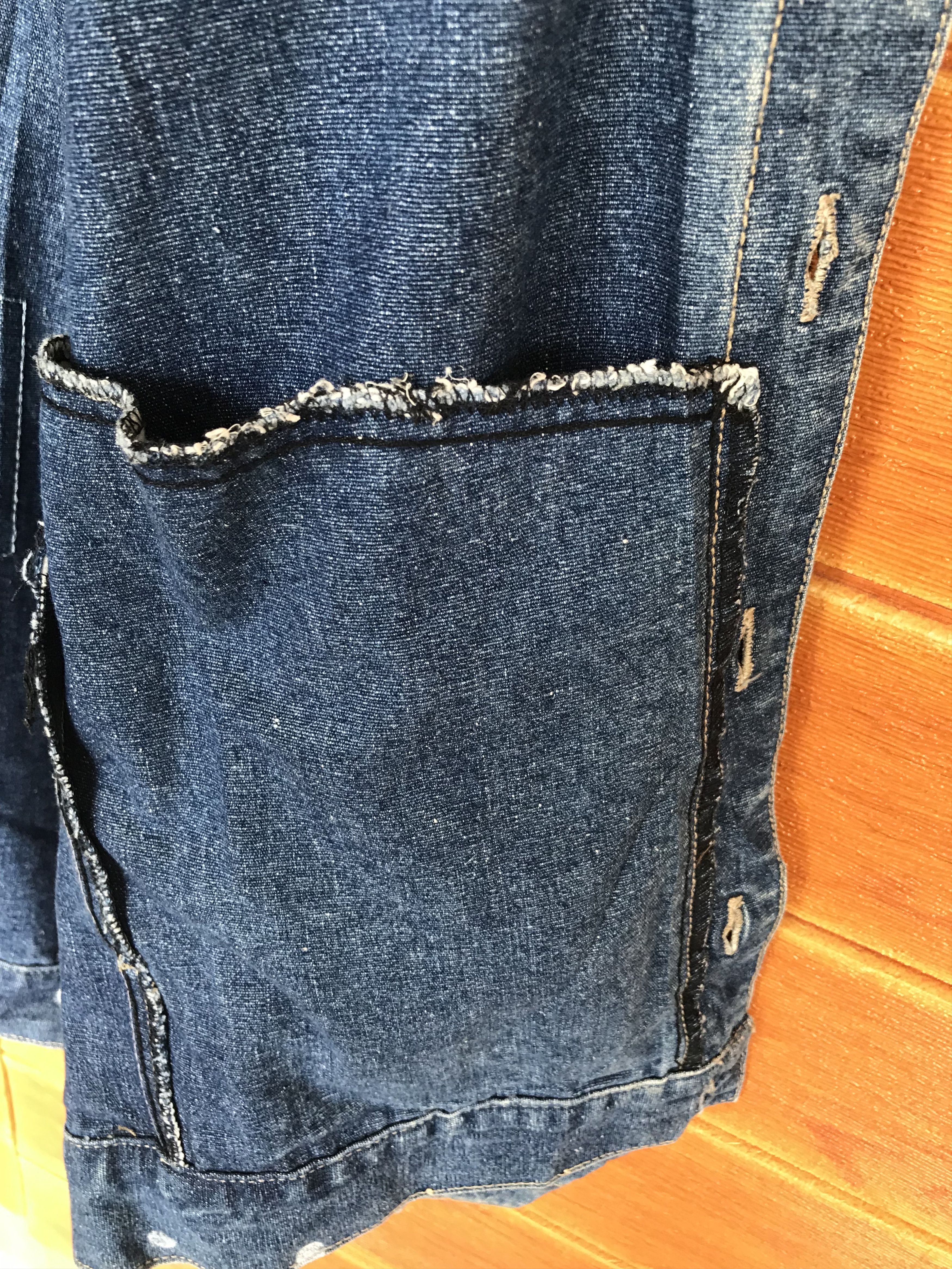 Outkast Baggy Jeans Outkash Embroidered Work Denim Jacket Y2k Size US XL / EU 56 / 4 - 24 Thumbnail
