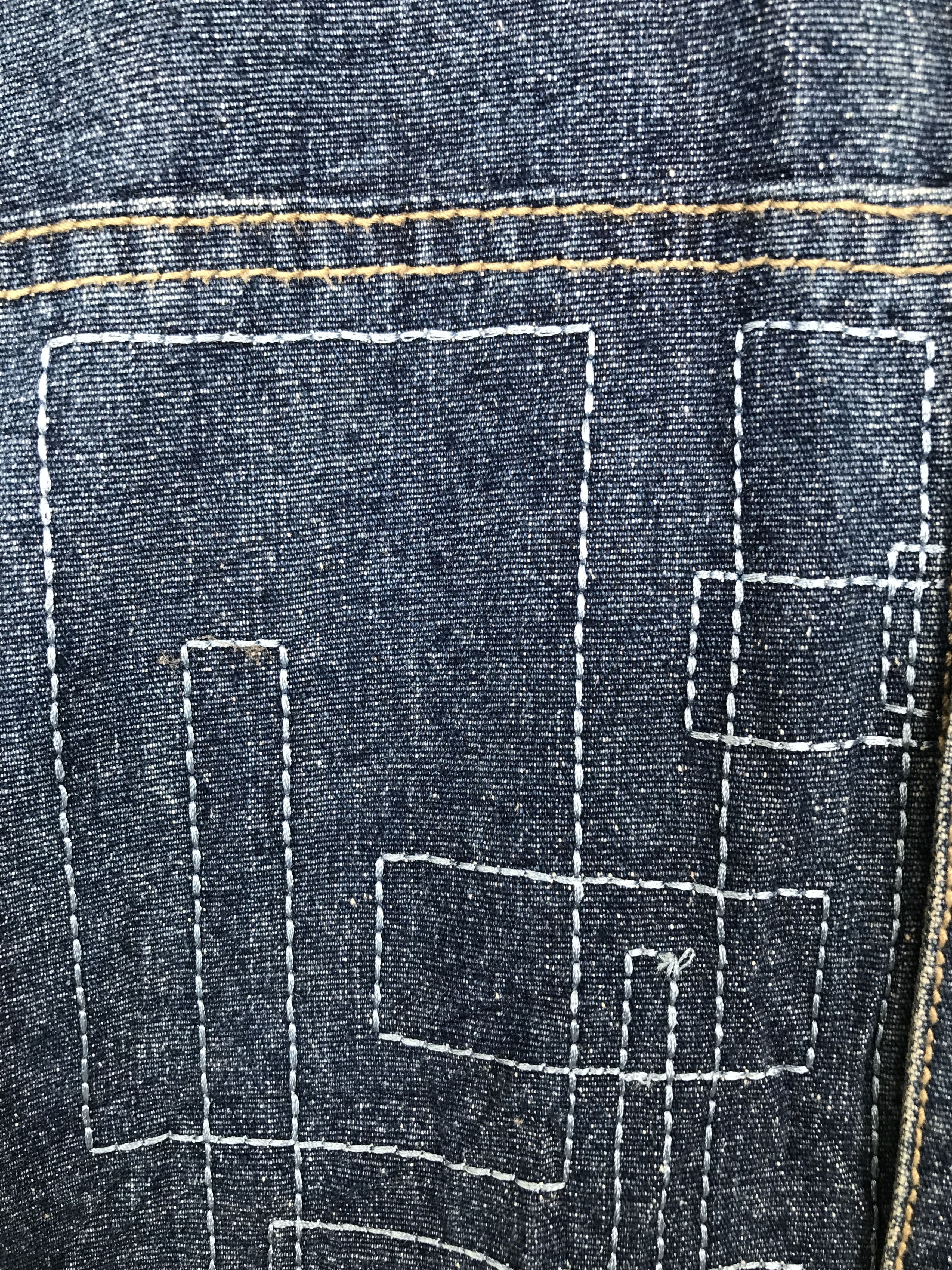 Vintage Baggy Jeans Outkash Embroidered Work Denim Jacket Y2k Size US XL / EU 56 / 4 - 9 Thumbnail