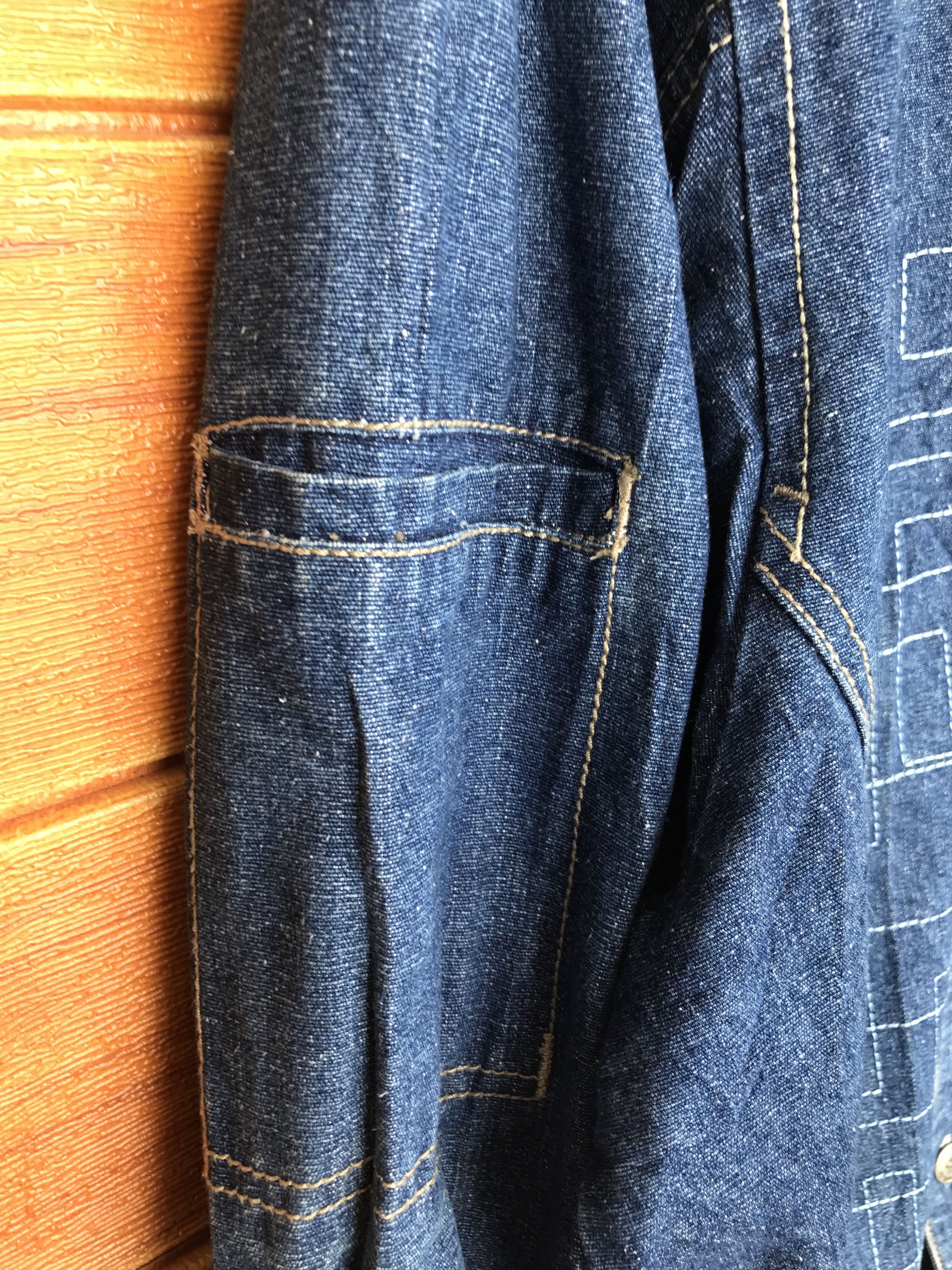 Outkast Baggy Jeans Outkash Embroidered Work Denim Jacket Y2k Size US XL / EU 56 / 4 - 11 Thumbnail