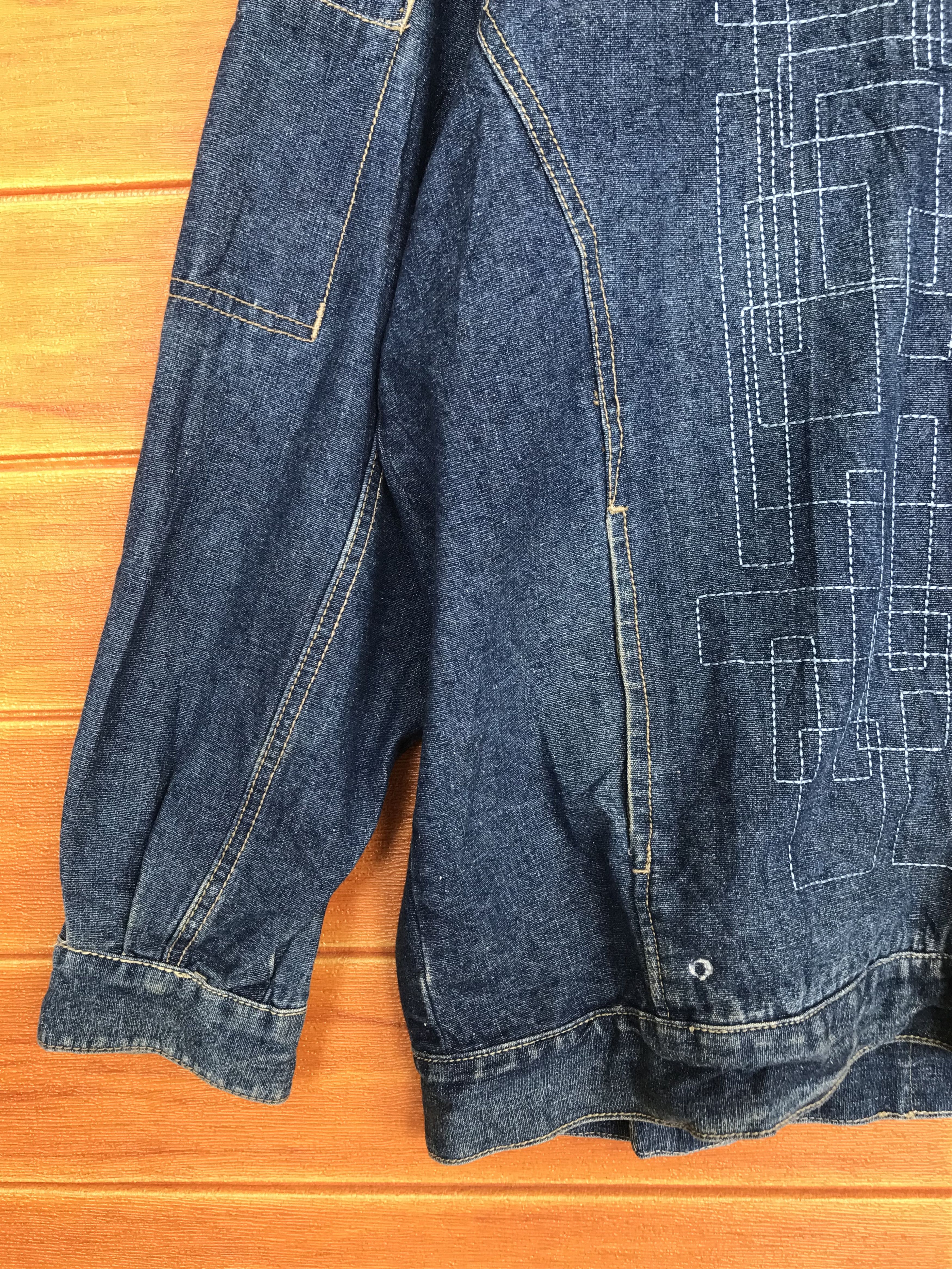 Outkast Baggy Jeans Outkash Embroidered Work Denim Jacket Y2k Size US XL / EU 56 / 4 - 6 Thumbnail