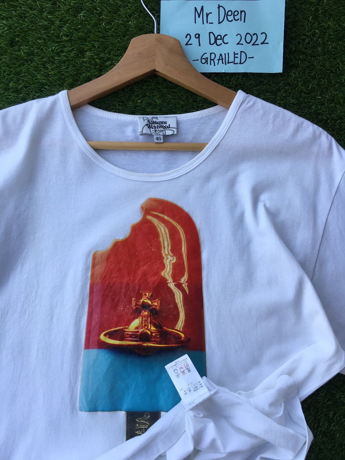 Vivienne Westwood RARE!! Vintage Vivienne westwood Ice Cream T shirt Size US M / EU 48-50 / 2 - 10 Thumbnail