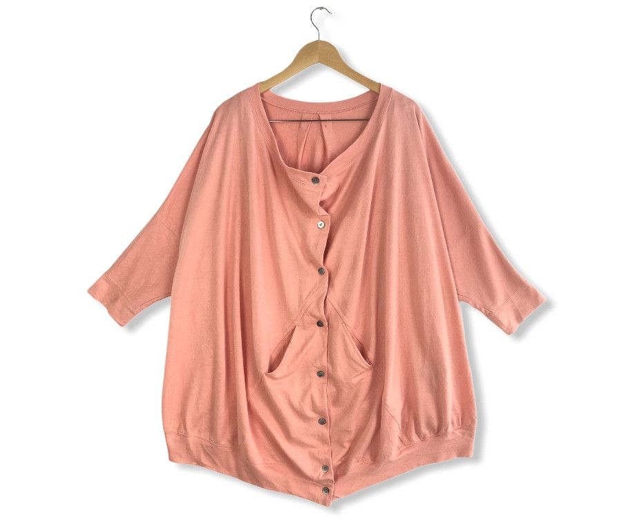 Issey Miyake RARE OVERSIZED WINGSUIT STYLE HIGH LOW CARDIGAN Size XL / US 12-14 / IT 48-50 - 1 Thumbnail