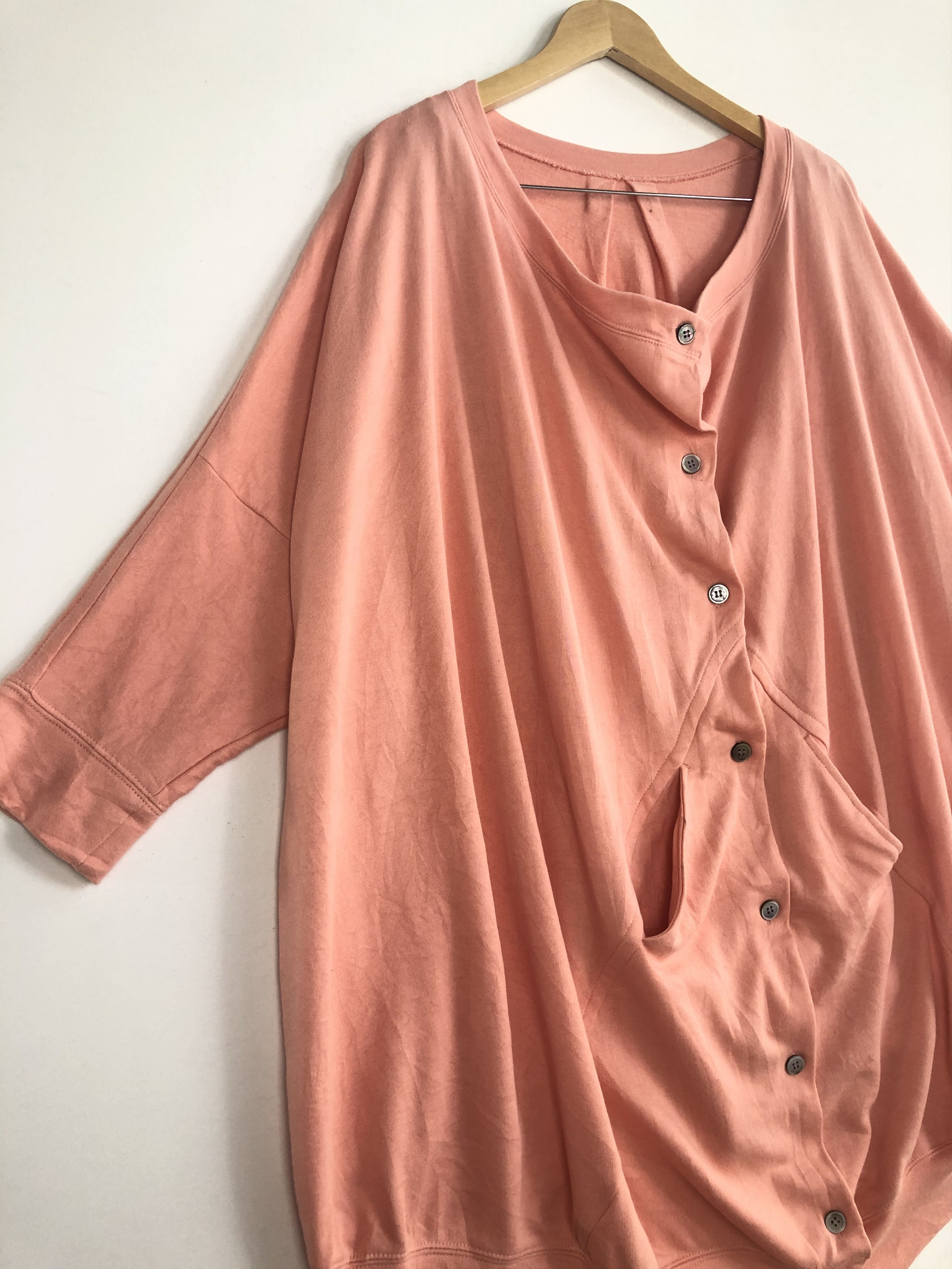 Issey Miyake RARE OVERSIZED WINGSUIT STYLE HIGH LOW CARDIGAN Size XL / US 12-14 / IT 48-50 - 4 Thumbnail