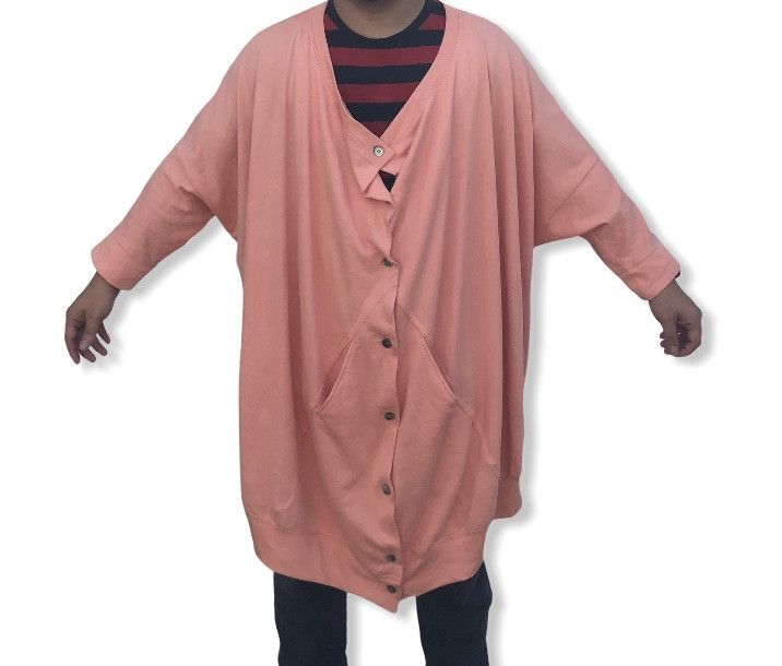 Issey Miyake RARE OVERSIZED WINGSUIT STYLE HIGH LOW CARDIGAN Size XL / US 12-14 / IT 48-50 - 8 Thumbnail