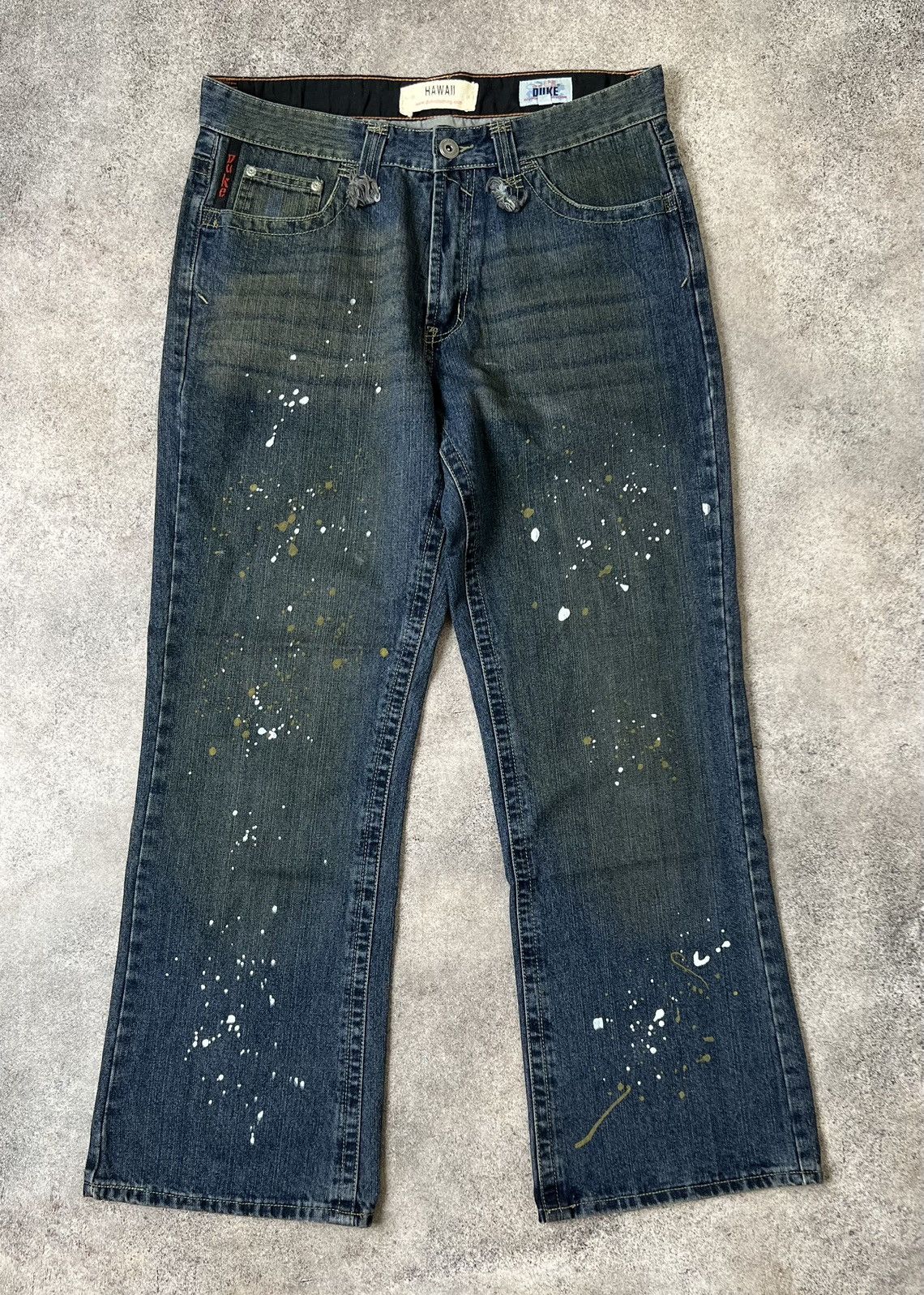 Other Vintage painted jeans Size US 32 / EU 48 - 1 Thumbnail