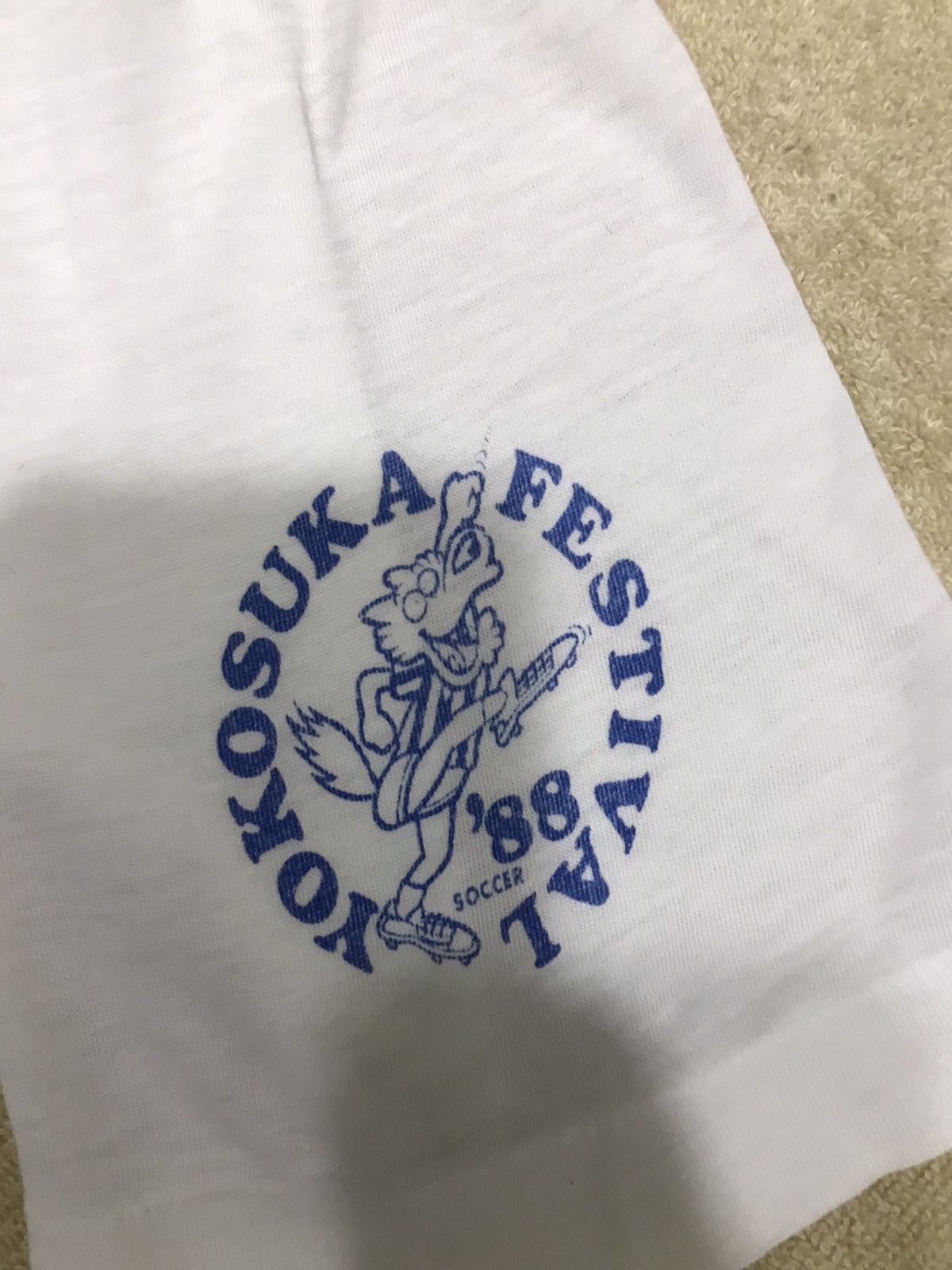Japanese Brand Vintage 88 Yokosuka soccer festival t shirt Size US S / EU 44-46 / 1 - 5 Thumbnail
